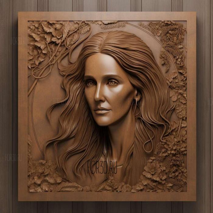 Celine Dion 4 stl model for CNC